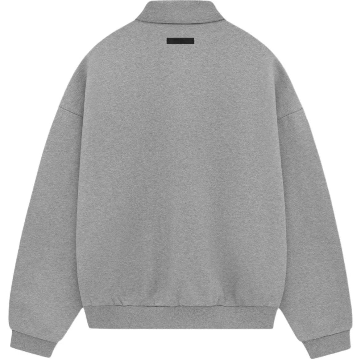 Minimalist Collared Pullover Sweatshirt