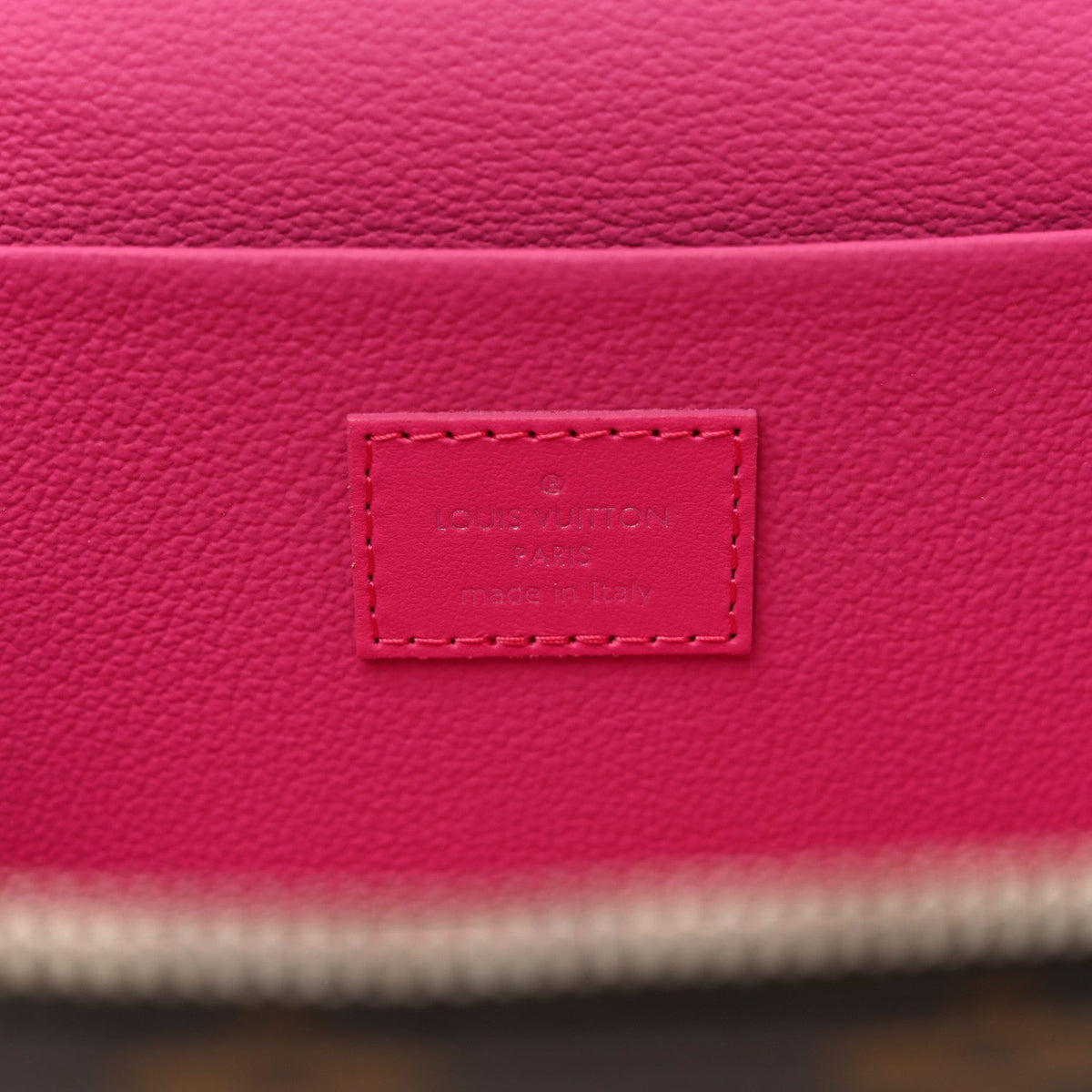 Monogram Macassar Nice Mini Fuchsia