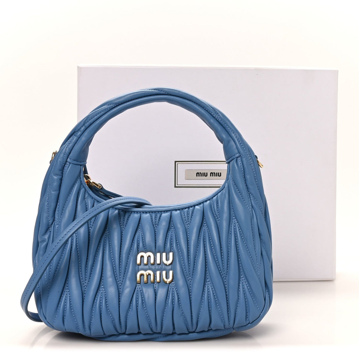 Nappa Matelasse Small Wander Hobo Onda