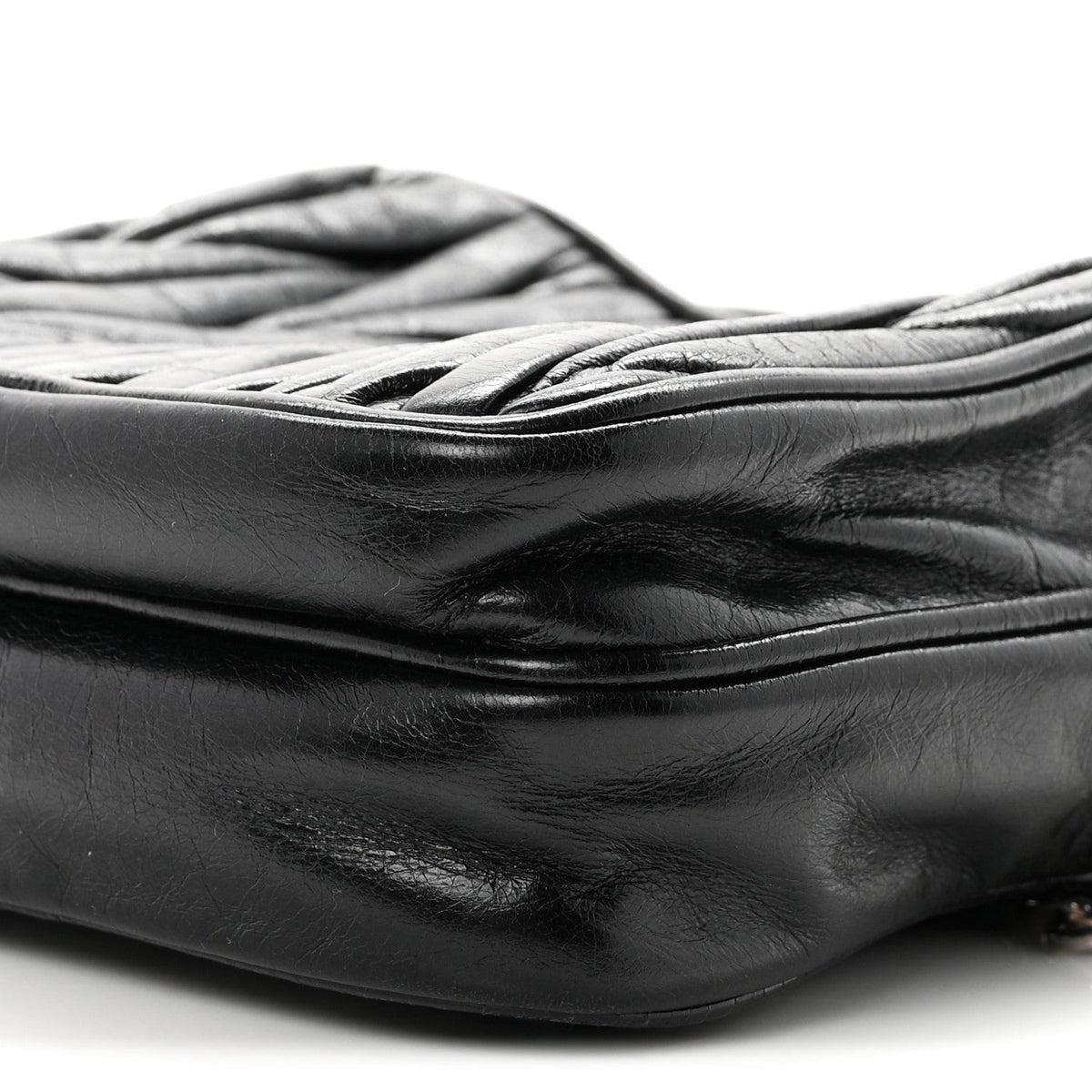 Nappa Matelasse Crossbody Black