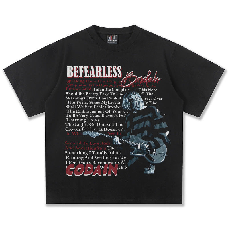 NIRVANA Rockstar Graphic Black T-Shirt