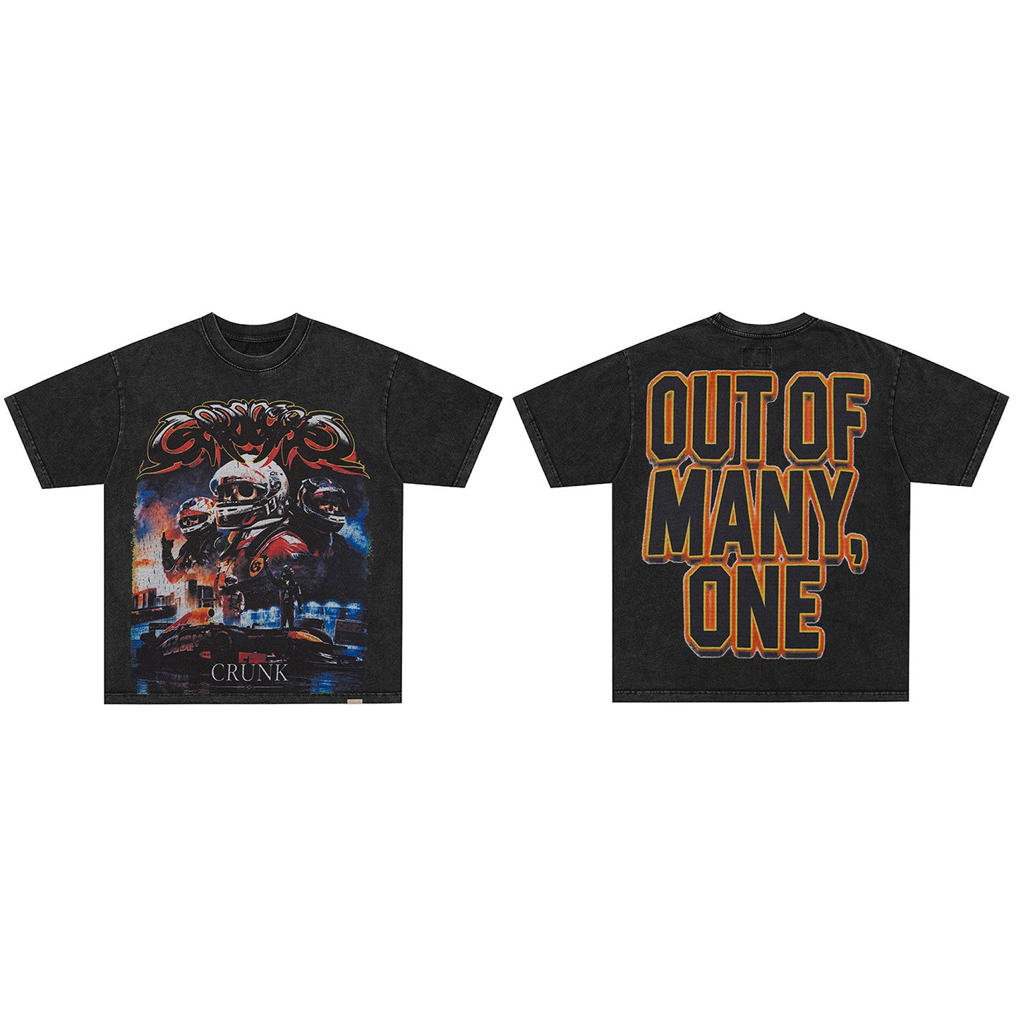 GodSpeed Crunk Racing Washed T-Shirt