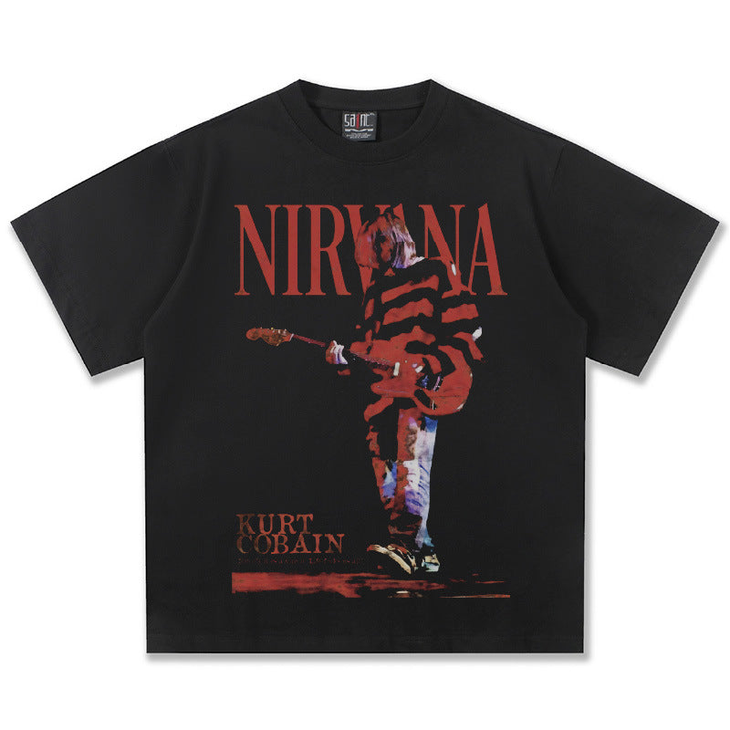 NIRVANA Kurt Cobain Graphic T-Shirt