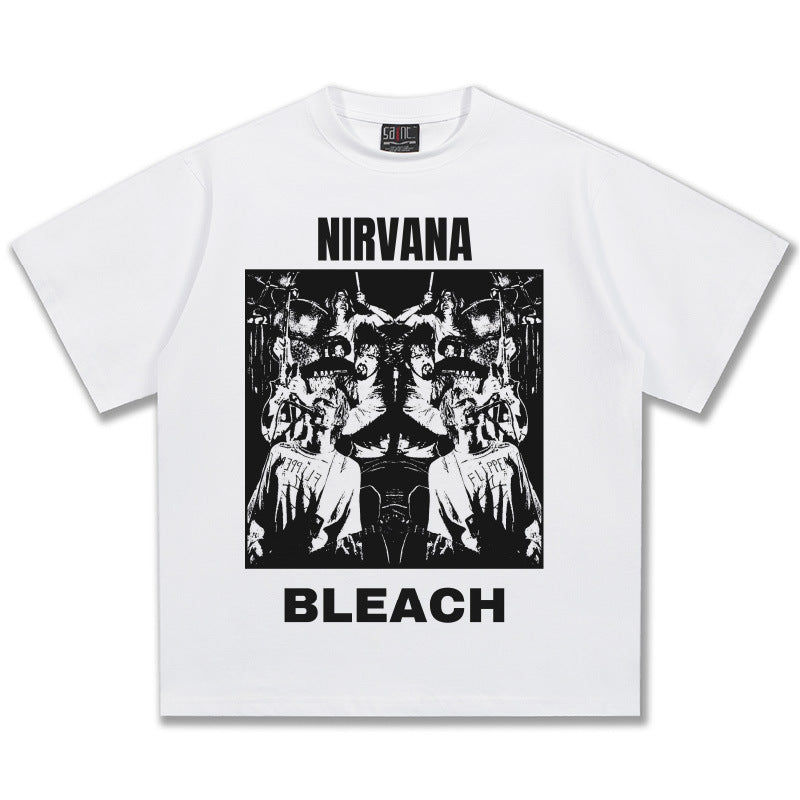 NIRVANA Bleach Classic White Graphic T-Shirt