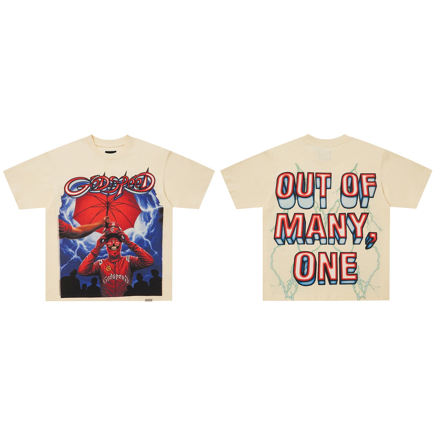 GodSpeed Out of Many One Cream T-Shirt