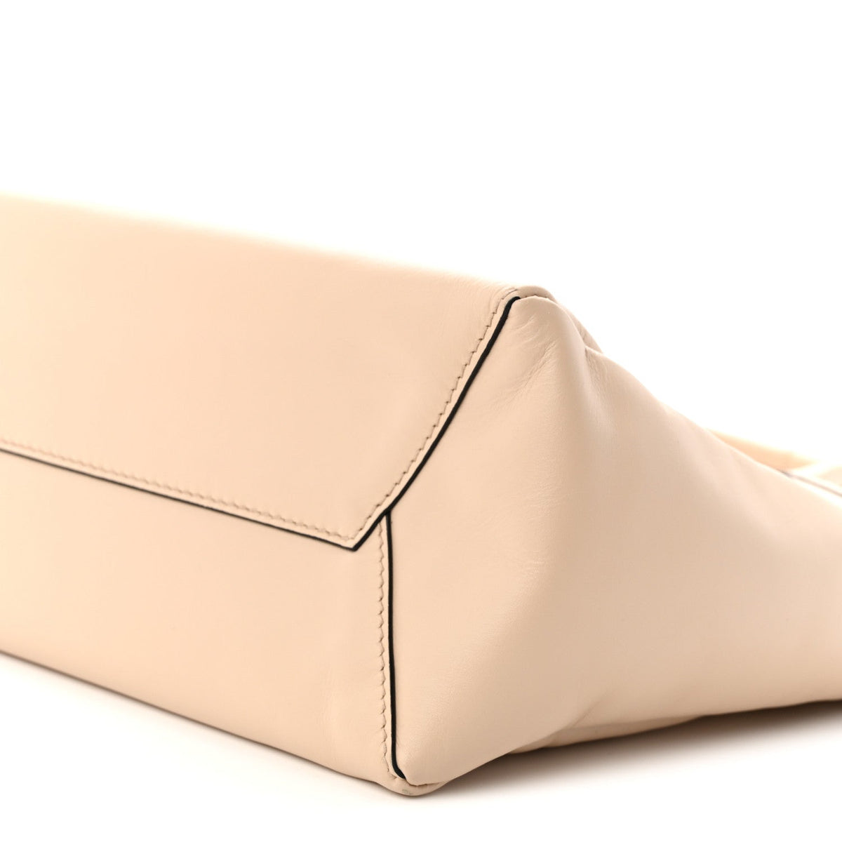Soft Calf Softy Small Ivy Tote Bag Travertine Stone
