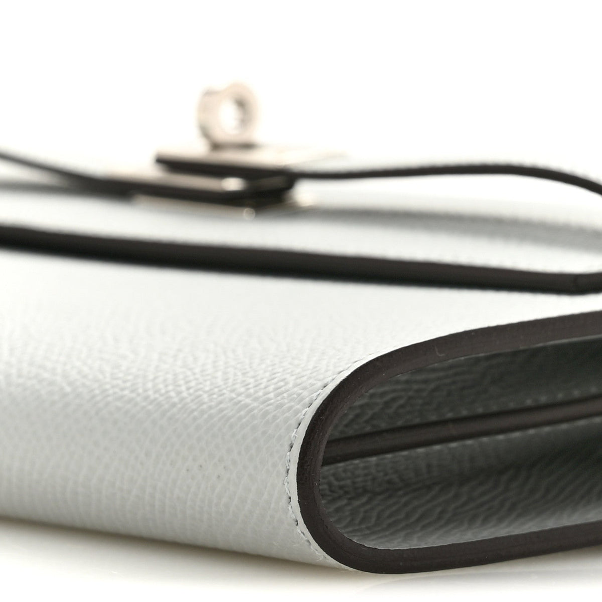 Epsom Kelly Wallet To Go Gris Pantin