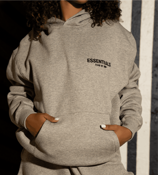 Fear of God Essentials Hoodie 'Dark Oatmeal' SS22