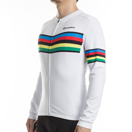 Nova White Thermal Fleece Jersey