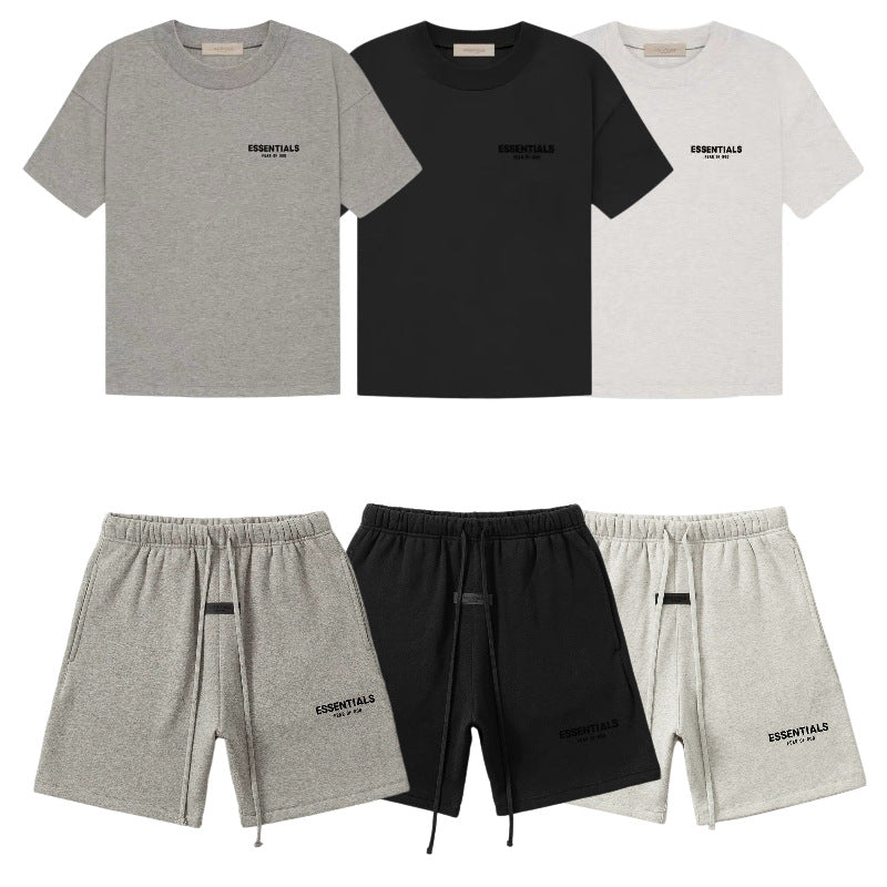 Minimalist Essential T-Shirt & Shorts Set – Oversized Streetwear Two Piece Outfit