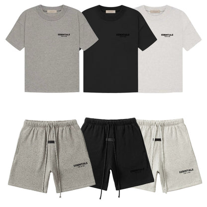 Minimalist Essential T-Shirt & Shorts Set – Oversized Streetwear Two Piece Outfit