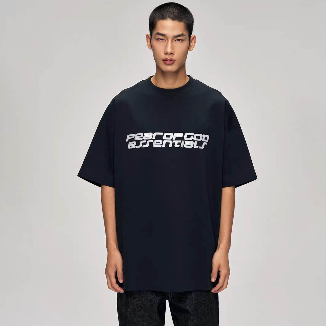 Futuristic Graphic Oversized T-Shirt