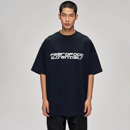 Futuristic Graphic Oversized T-Shirt