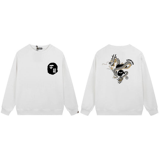 BAPE Rising Dragon Logo Crewneck Sweatshirt