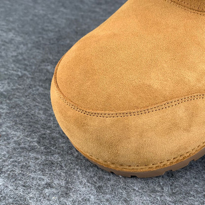 Balenciaga Alaska Fur Low Boot 'Brown'