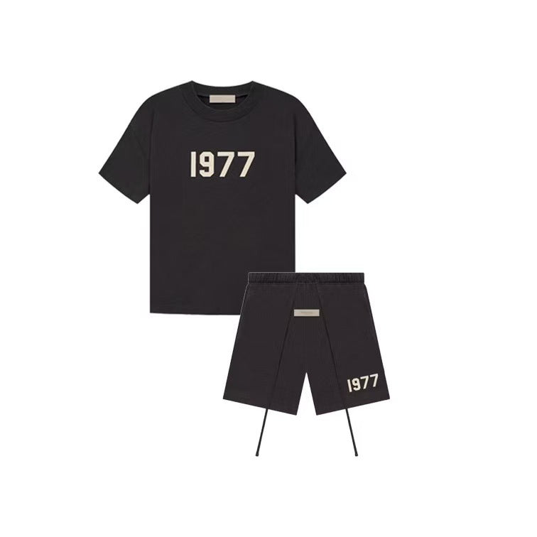 Vintage Number Graphic Two Piece Set