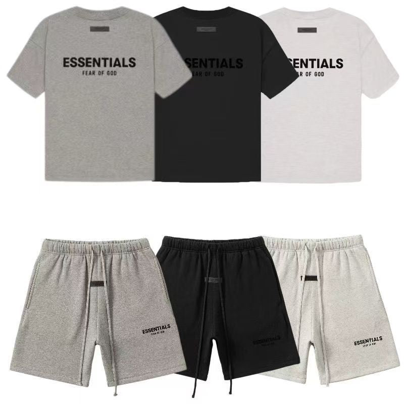 Minimalist Essential T-Shirt & Shorts Set – Oversized Streetwear Two Piece Outfit