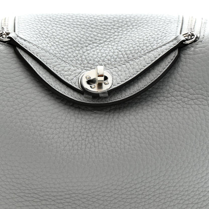 Taurillon Clemence Mini Lindy 20 Bleu Pale