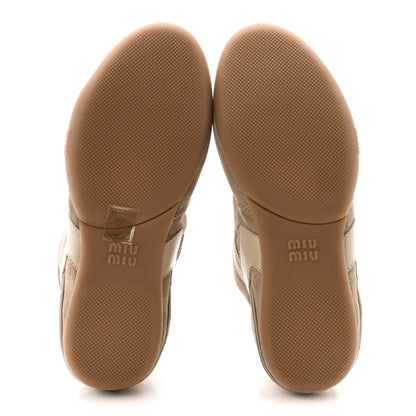 Suede Shearling Gymnasium Sneakers 39.5 Deserto
