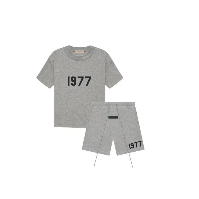 Vintage Number Graphic Two Piece Set