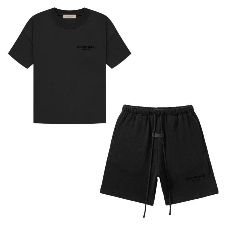Minimalist Essential T-Shirt & Shorts Set – Oversized Streetwear Two Piece Outfit