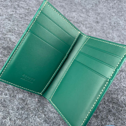 Goyard Canvas Saint Marc Card Wallet 'Green'