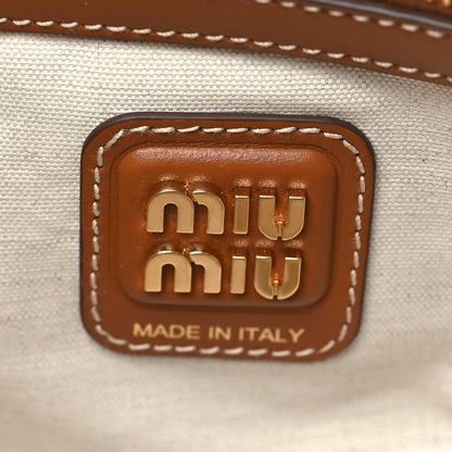 Soft Calf Softy Small Ivy Tote Bag Caramel