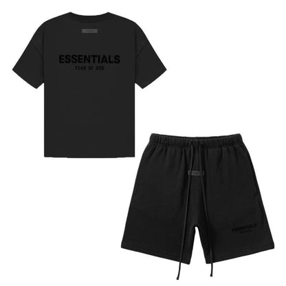 Minimalist Essential T-Shirt & Shorts Set – Oversized Streetwear Two Piece Outfit