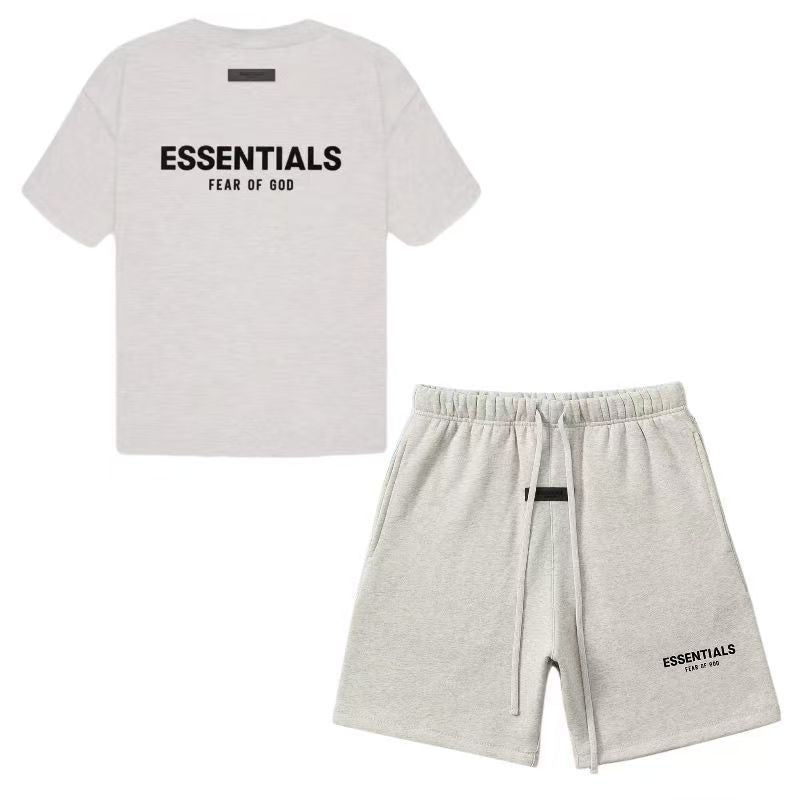 Minimalist Essential T-Shirt & Shorts Set – Oversized Streetwear Two Piece Outfit