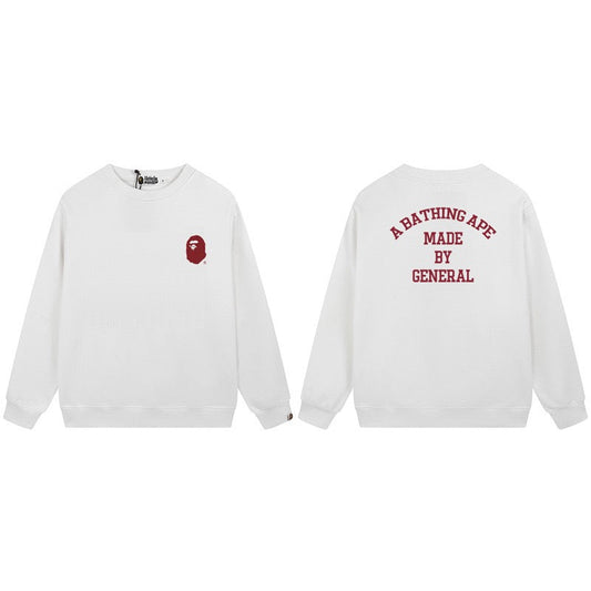 BAPE Made By General Logo Crewneck Sweatshirt