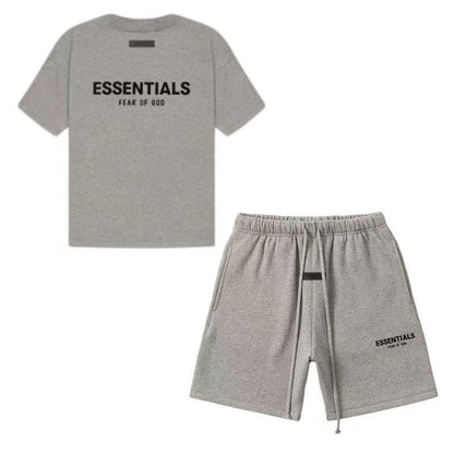 Minimalist Essential T-Shirt & Shorts Set – Oversized Streetwear Two Piece Outfit