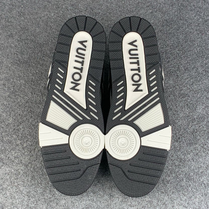 LV Trainer 'Black Monogram Denim’