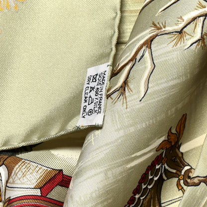 Silk Traineaux Et Glissades Scarf 90
