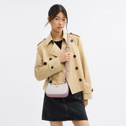 Coach Outlet Teri Mini Crossbody Bag In Signature Canvas