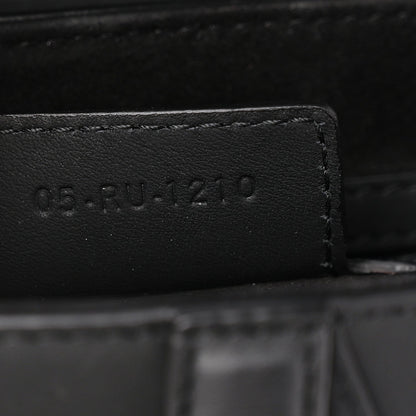 Ultra Matte Calfskin Saddle Bag Black