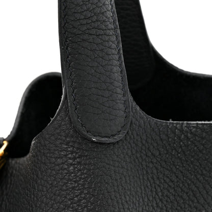 Taurillon Clemence Picotin Lock 22 MM Black