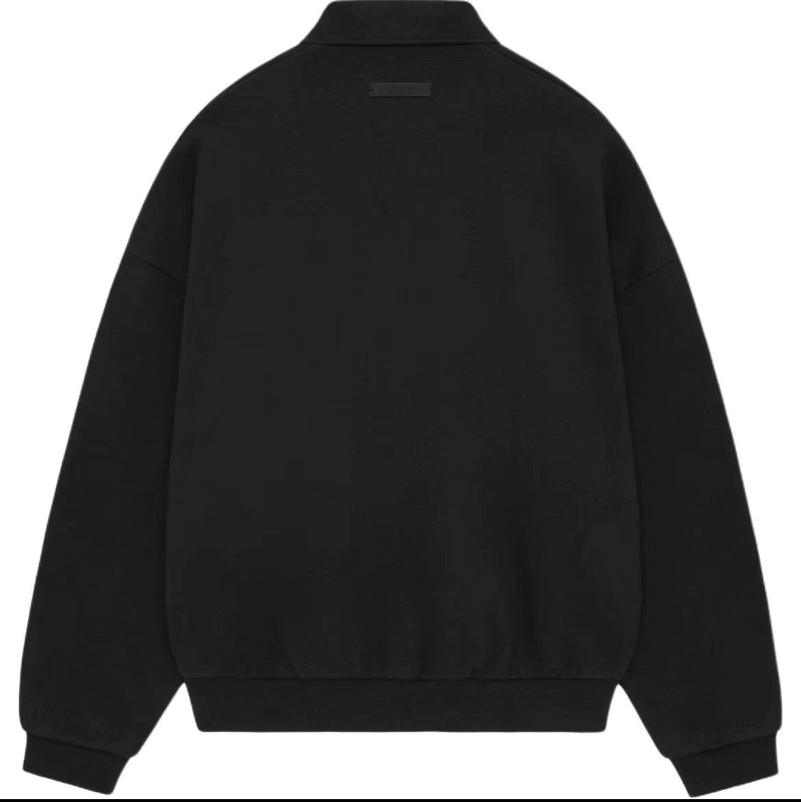 Minimalist Collared Pullover Sweatshirt