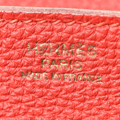 Taurillon Clemence Birkin 30 Rouge Casaque