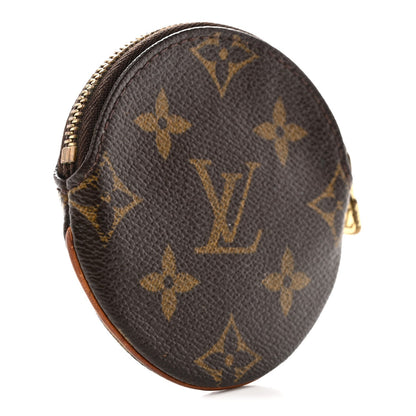 Monogram Round Coin Purse