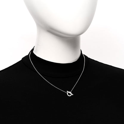 18K White Gold Diamond Finesse Pendant Necklace