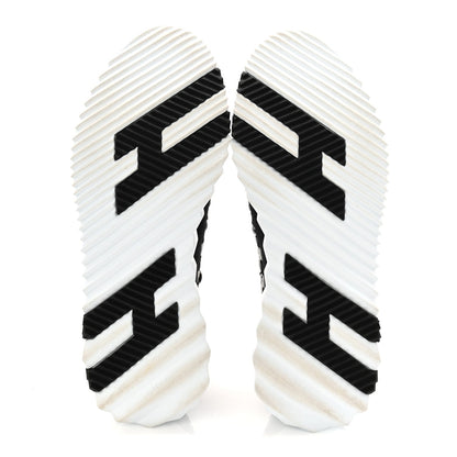 Knit Womens Flex Bolduc Sneakers 37 Black White