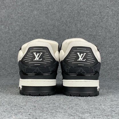 LV Trainer 'Black Monogram Denim’