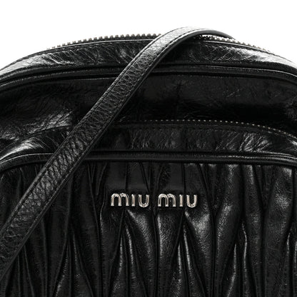Nappa Matelasse Crossbody Black