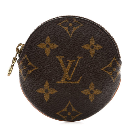 Monogram Round Coin Purse