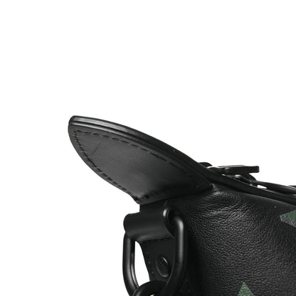 Calfskin Monogram Spotlight Comet Duffle Black Borealis