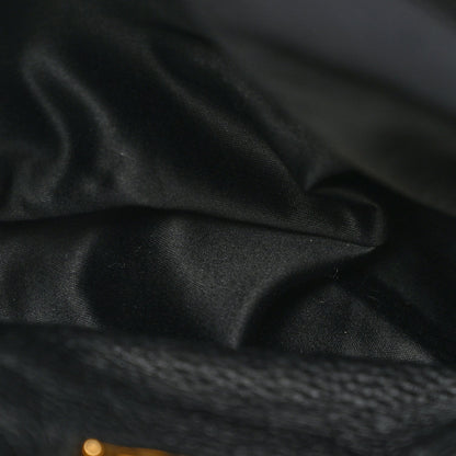 Vitello Daino Caribu Tote Black