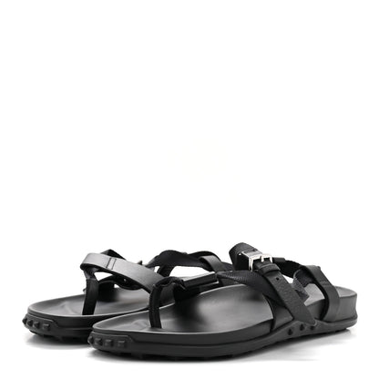 Calfskin Womens Inboard Sandals 38 Black