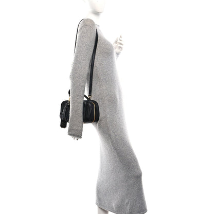 Nappa Matelasse Large Arcadie Top Handle Bag Black