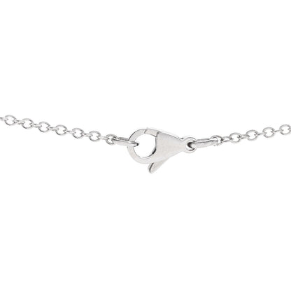18K White Gold Diamond Cultured Pearl Plume De Chanel Necklace
