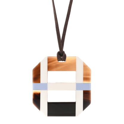 Horn Lacquer Opus Octagonal Necklace